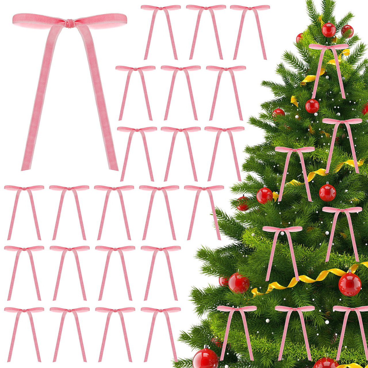 亚马逊天鹅绒蝴蝶结