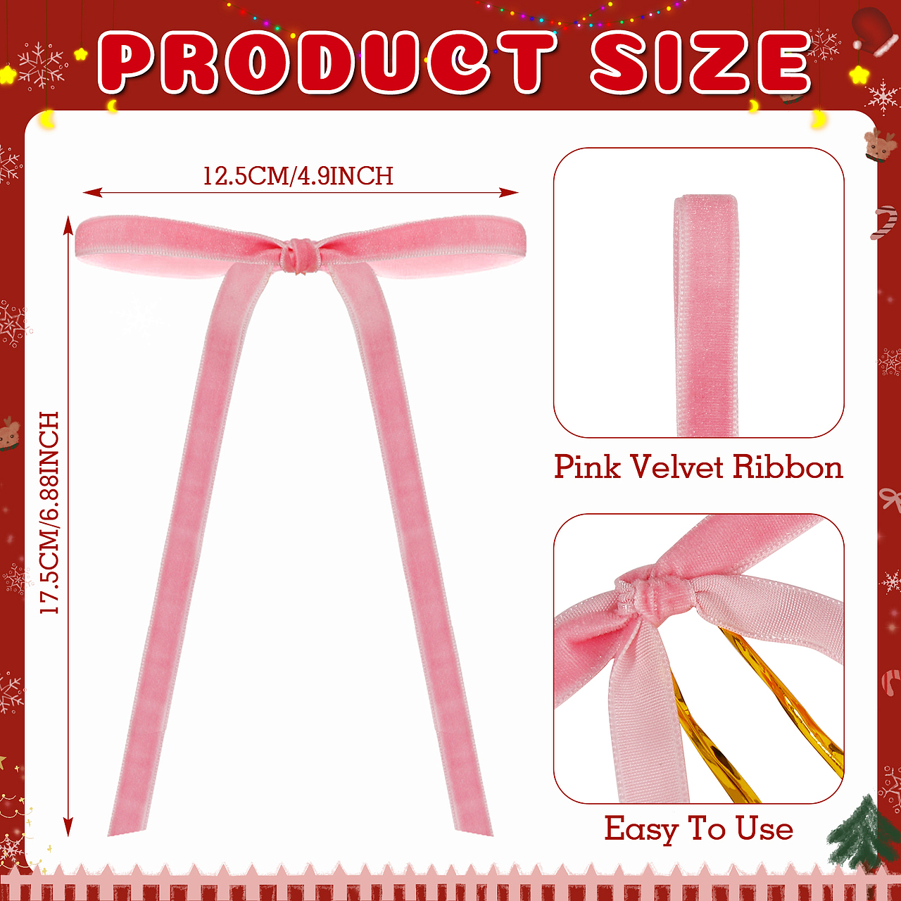 亚马逊天鹅绒蝴蝶结