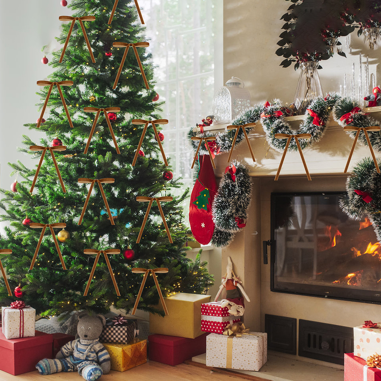 亚马逊天鹅绒蝴蝶结