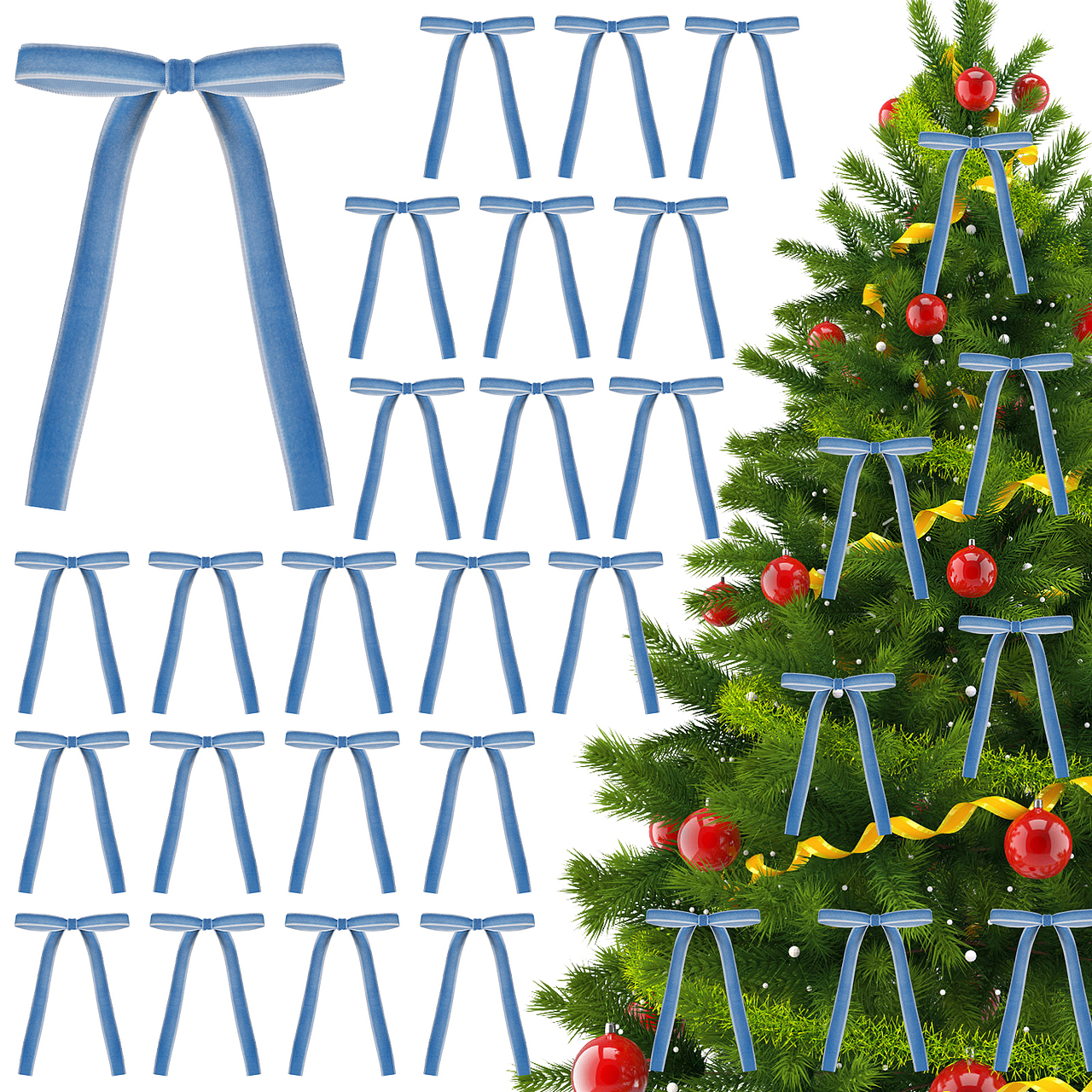 亚马逊天鹅绒蝴蝶结