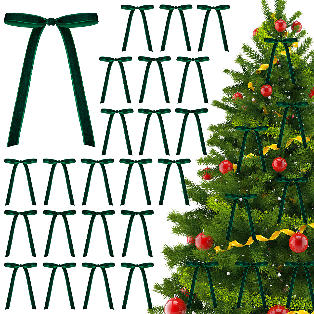 亚马逊天鹅绒蝴蝶结