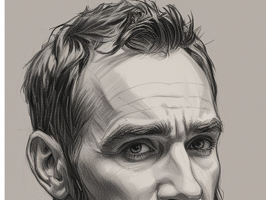 素描人像