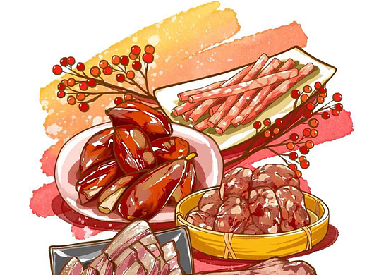 画一些好吃的