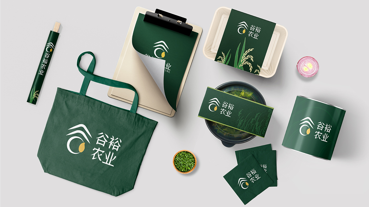 农业品牌logo设计-谷裕农业