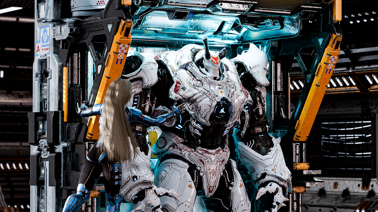 【战损机甲】🍉二创🤖练习_第一🥚（图ZMzgwNTcxNTY4） - 场景 - 站酷设计师LQ_Dai原创素材 - 站酷ZCOOL