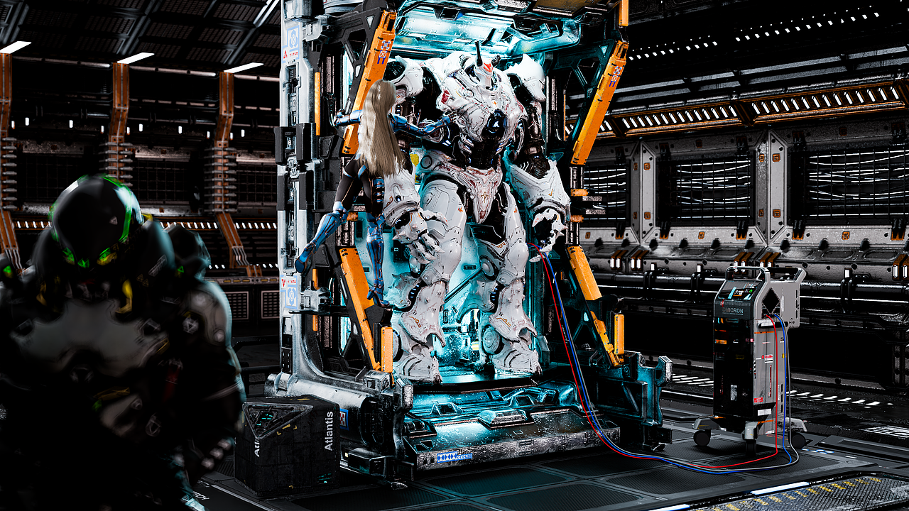 【战损机甲】🍉二创🤖练习_第一🥚（图ZMzgwNTcxNTcy） - 场景 - 站酷设计师LQ_Dai原创素材 - 站酷ZCOOL