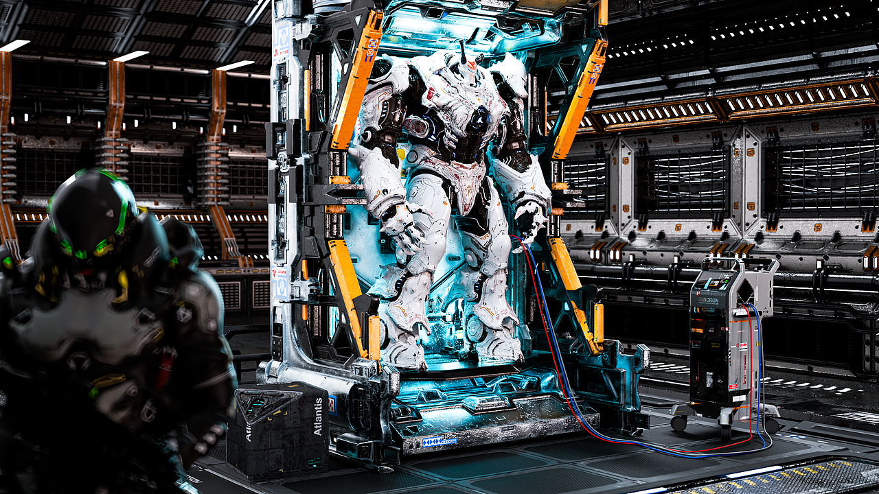 【战损机甲】🍉二创🤖练习_第一🥚（图ZMzgwNTcxNTU2） - 场景 - 站酷设计师LQ_Dai原创素材 - 站酷ZCOOL