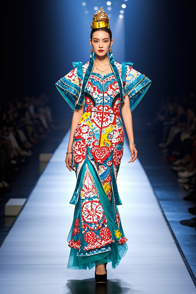 AI助力服裝設(shè)計，讓剪紙藝術(shù)在服裝設(shè)計圈流行起來（圖ZMzgwNTczNjA0） - 其他服裝 - 站酷設(shè)計師艾爾羅萊特原創(chuàng)素材 - 站酷ZCOOL