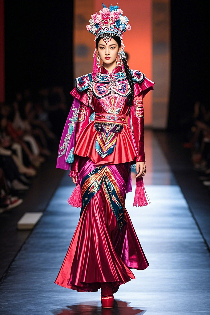 AI助力服裝設(shè)計，讓剪紙藝術(shù)在服裝設(shè)計圈流行起來（圖ZMzgwNTczNjUy） - 其他服裝 - 站酷設(shè)計師艾爾羅萊特原創(chuàng)素材 - 站酷ZCOOL