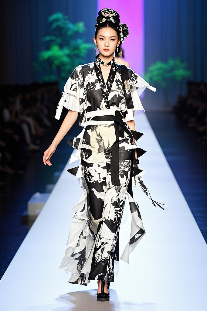 AI助力服裝設(shè)計，讓剪紙藝術(shù)在服裝設(shè)計圈流行起來（圖ZMzgwNTczNjQ0） - 其他服裝 - 站酷設(shè)計師艾爾羅萊特原創(chuàng)素材 - 站酷ZCOOL