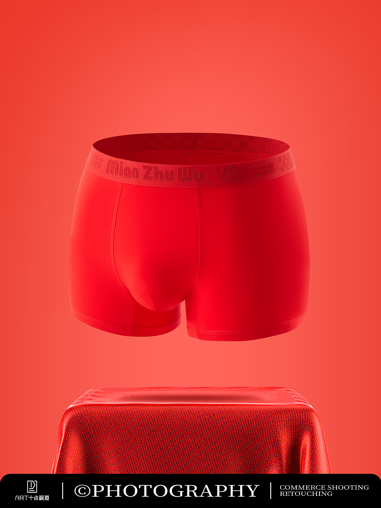 大红内裤摄影 | 内裤拍摄 x 电商男女内衣内裤创意拍摄