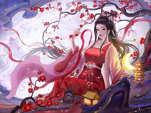 四君子系列——梅花拟人