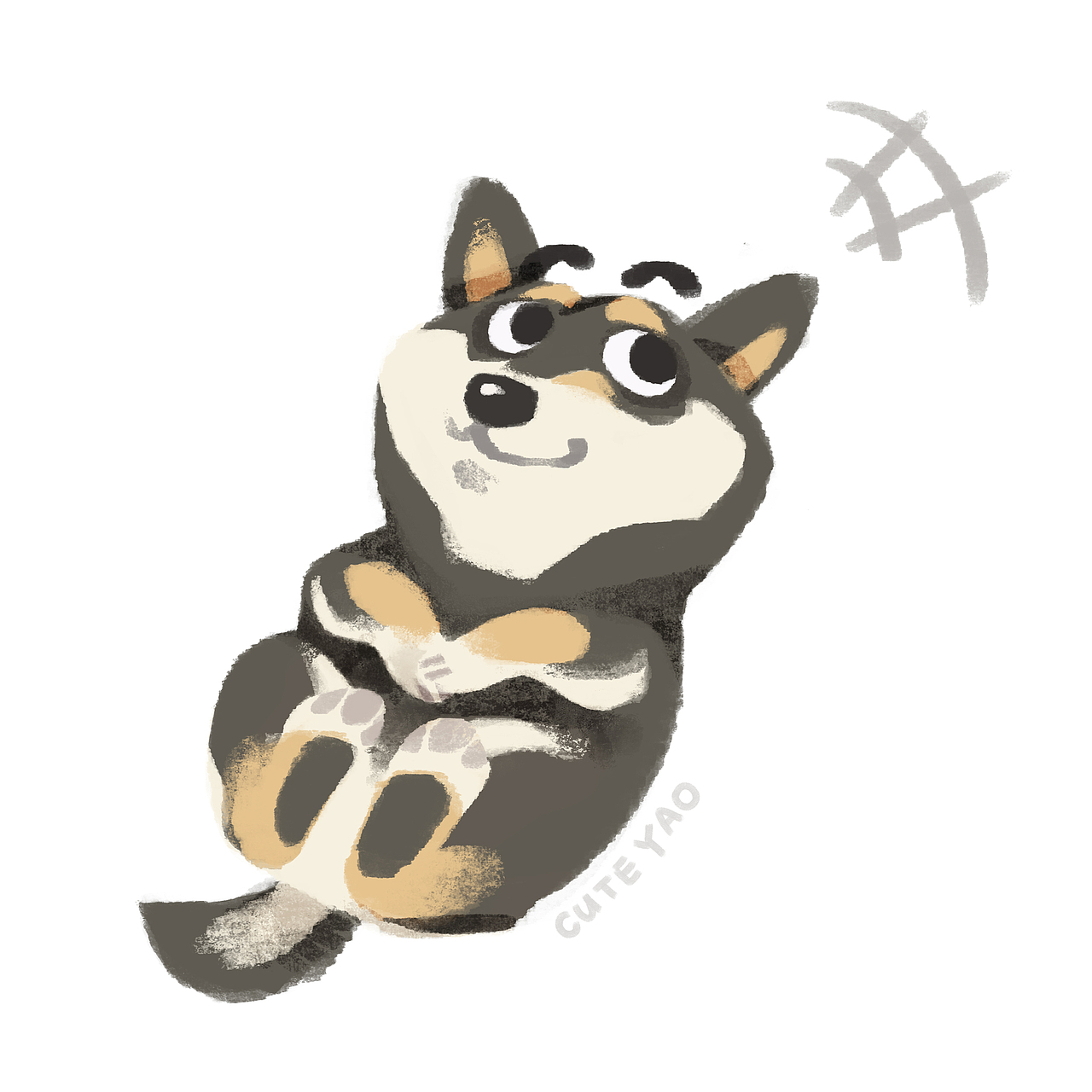 一份惊奇小狗合辑（图ZMzgwNTk4Mjk2） - 艺术插画 - 站酷设计师遥遥cuteyao原创素材 - 站酷ZCOOL