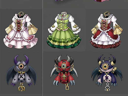 关于韩式游戏物品图标的模型上新啦