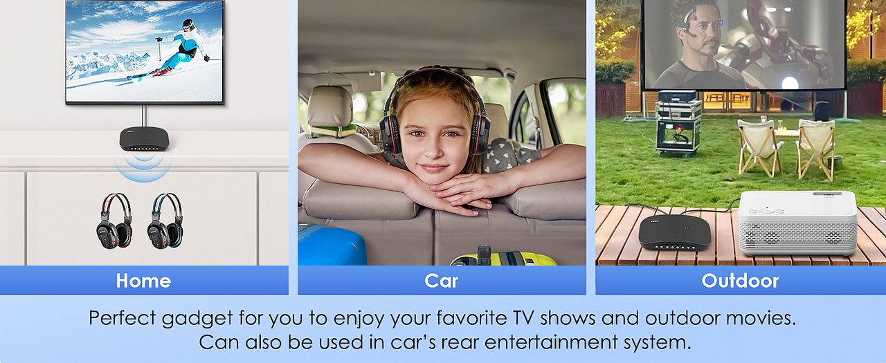 亚马逊红外电视耳机A+外贸看电视耳机