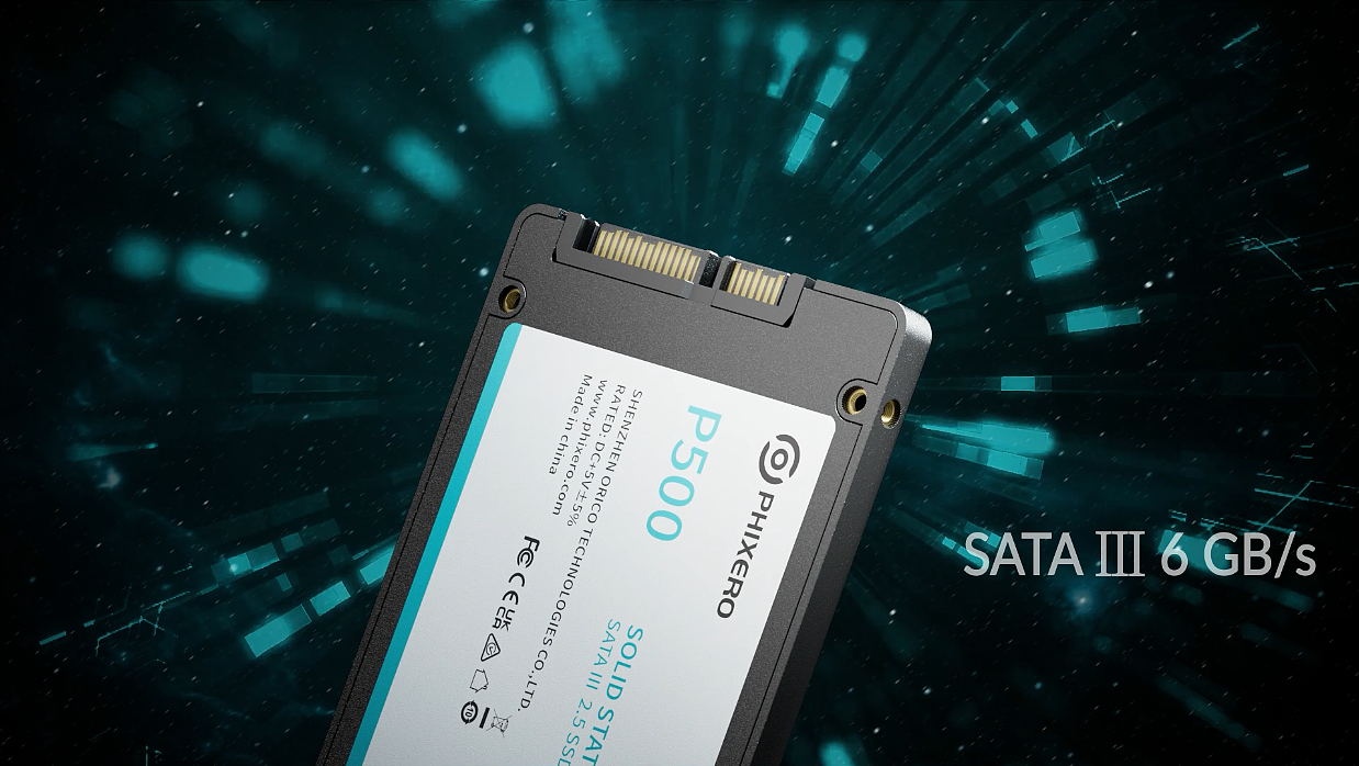 PHIXERO-P500 固态硬盘 三维+实拍