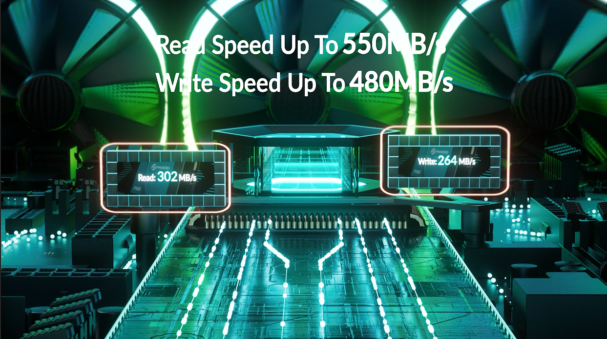 PHIXERO-P500 固态硬盘 三维+实拍