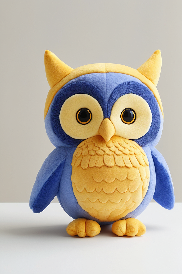 毛绒猫头鹰（图ZMzgwNjA1OTI0） - AI作品 - 站酷设计师设计旅行者6原创素材 - 站酷ZCOOL