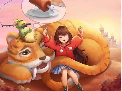 勇闯童话镇(儿童读物封面)