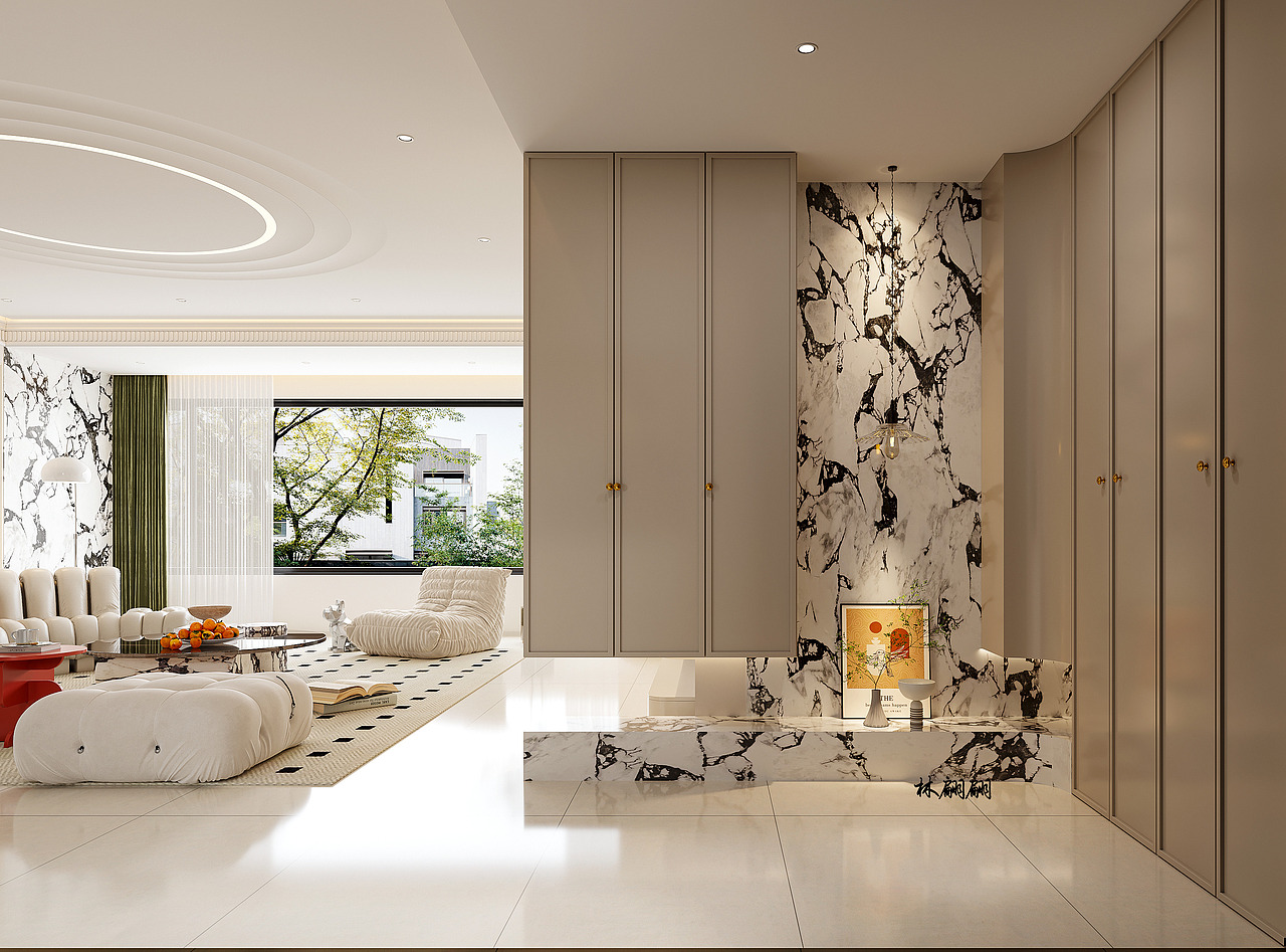 轻法式奶油风||浪漫与优雅的气息（图ZMzgwNjA4OTk2） - 家装设计 - 站酷设计师林翩翩原创素材 - 站酷ZCOOL