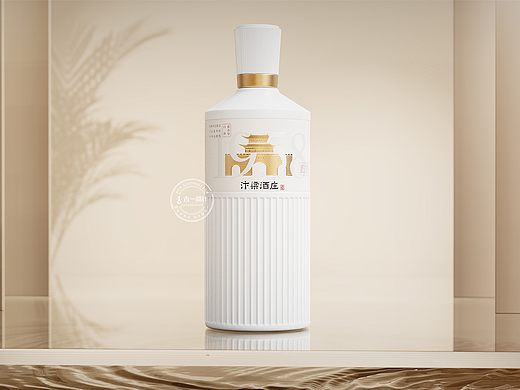 汴梁酒庄x 古一设计 中式极简美学的光瓶白酒包装设计