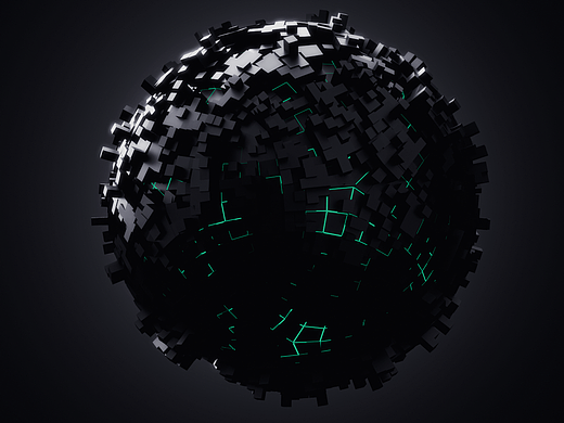 blender几何节点音乐电子球