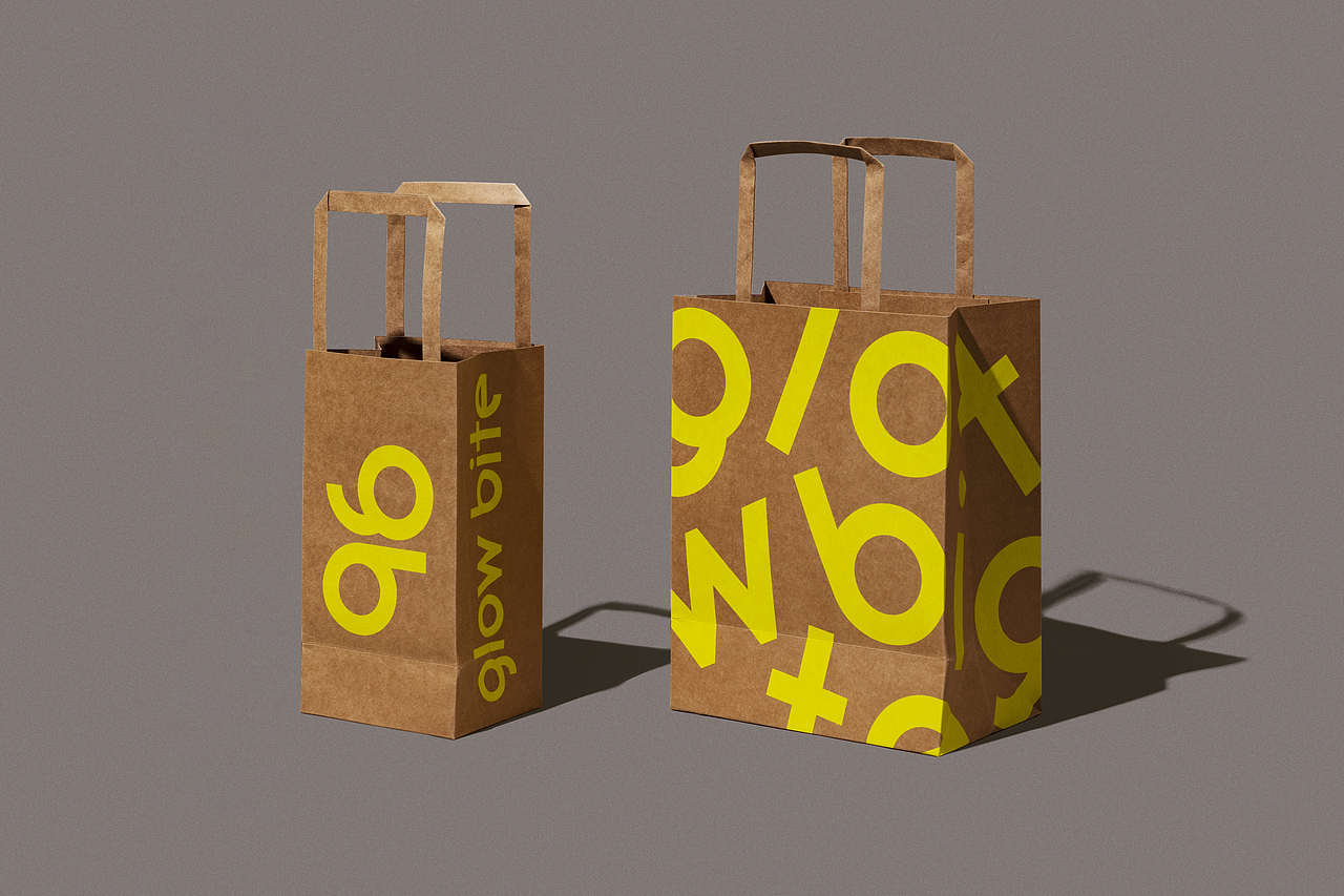 glow bite品牌设计|轻食品牌|咖啡品牌