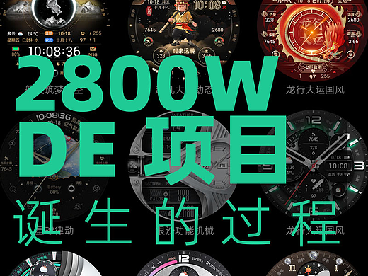 2024上半年部分华为表盘