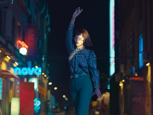 华为手机Nova6 5G广告片-3200万人像超级夜景