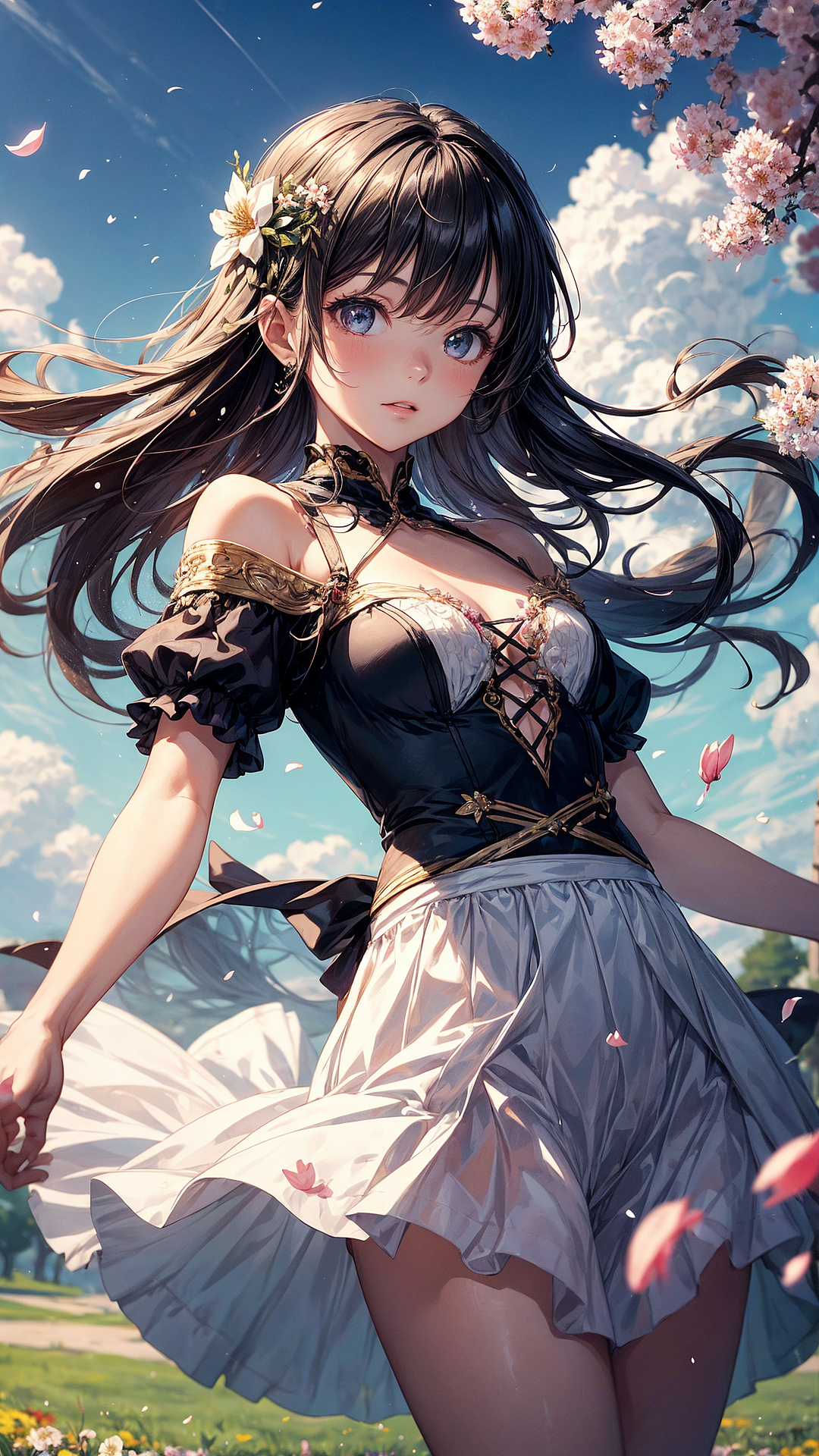 樱花少女（图ZMzgwNjcwODky） - AI作品 - 站酷设计师大千的DQ原创素材 - 站酷ZCOOL