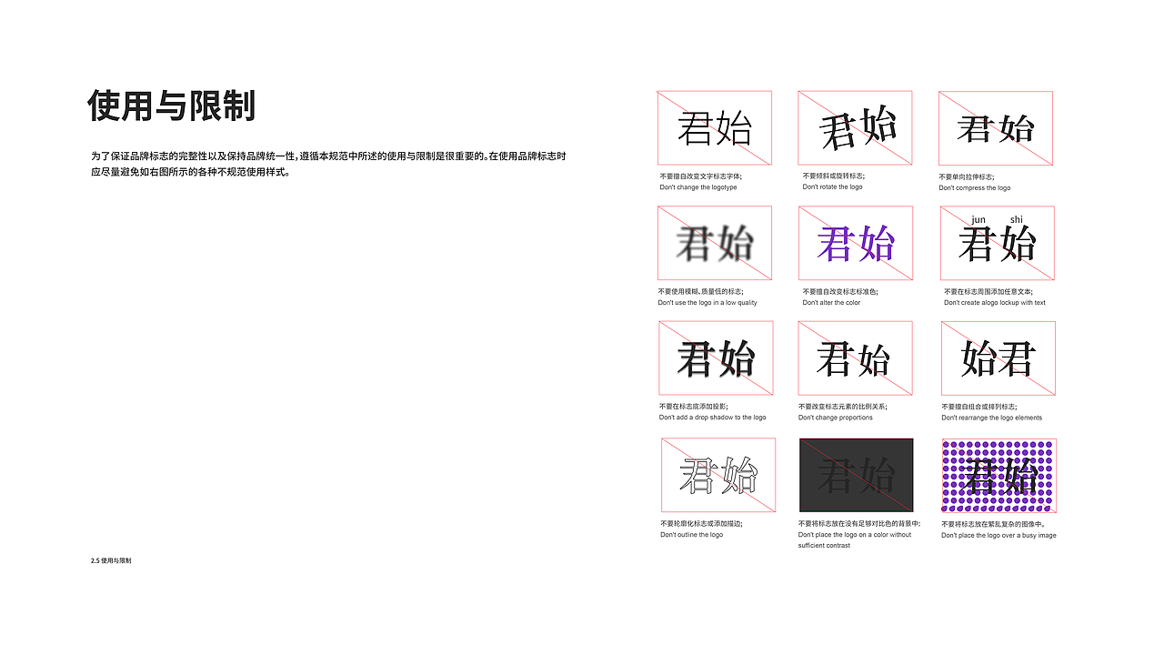 君始品牌手册（图ZMzgwNjc1NzEy） - 品牌 - 站酷设计师邹宇杰原创素材 - 站酷ZCOOL