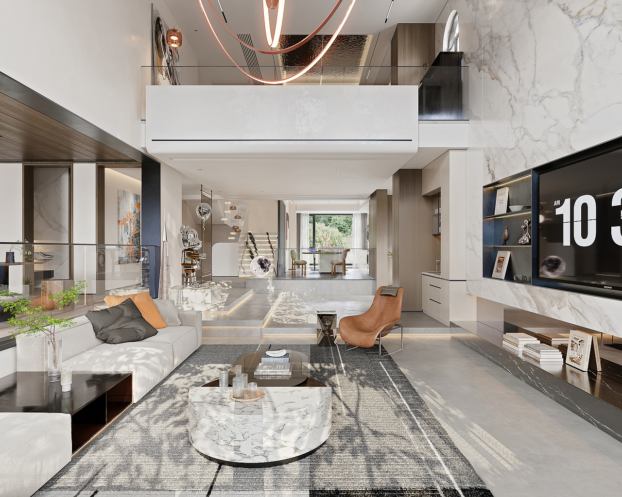 现代别墅效果图