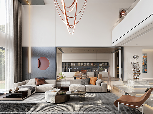 现代别墅效果图