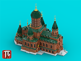 乐高MOC作品|哈尔滨圣·索菲亚教堂