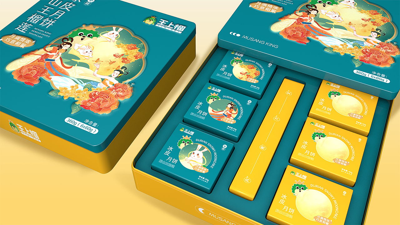 一套原创卡通IP和插画月饼包装设计作品，欢迎关注！（图ZMzgwNzEyNTUy） - 品牌 - 站酷设计师哲仕畅销包装设计原创素材 - 站酷ZCOOL