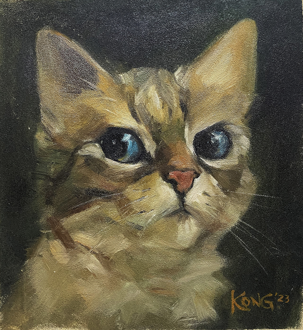 一组哈基米油画插画小猫（图ZMzgwNzI1NTg4） - 绘画 - 站酷设计师凭空制造原创素材 - 站酷ZCOOL