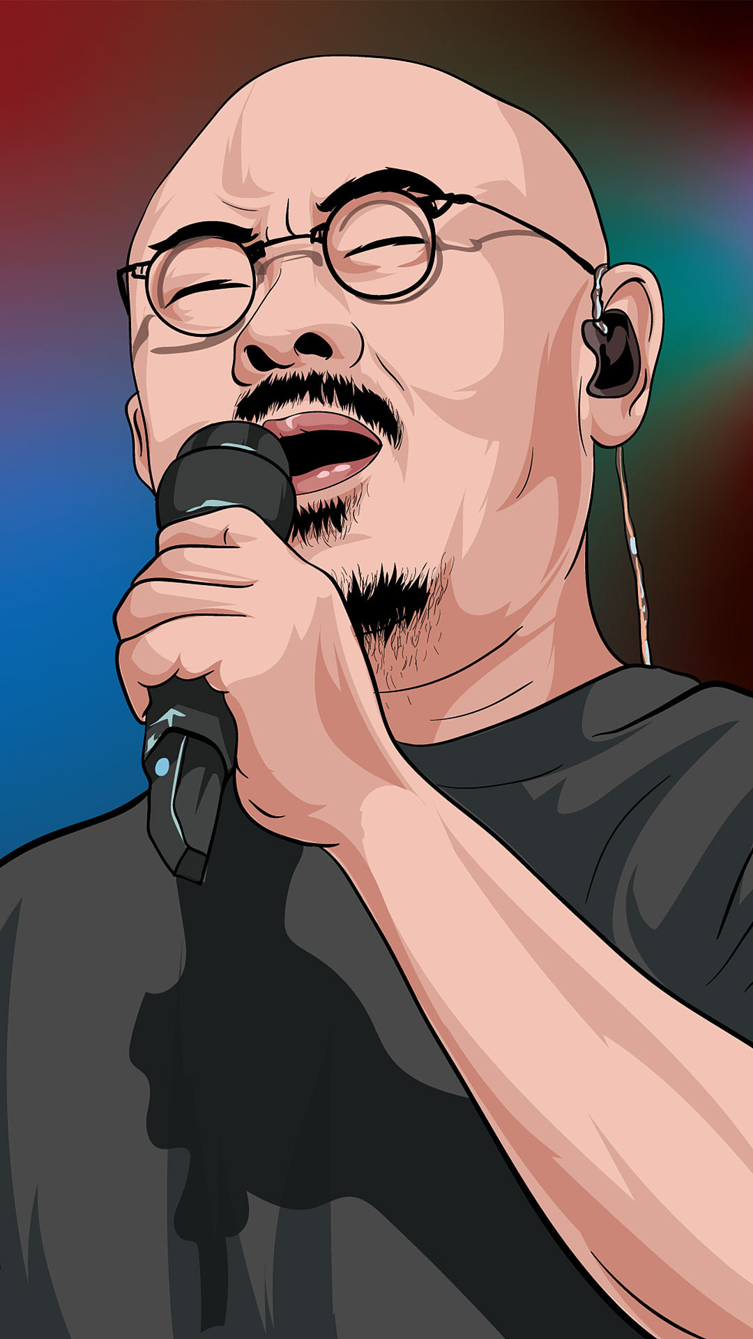 刀郎演唱会 刀郎插画 人物插画 文创礼物 手绘插画