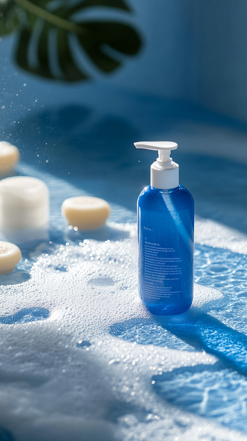 ai绘画-洗护产品商业摄影