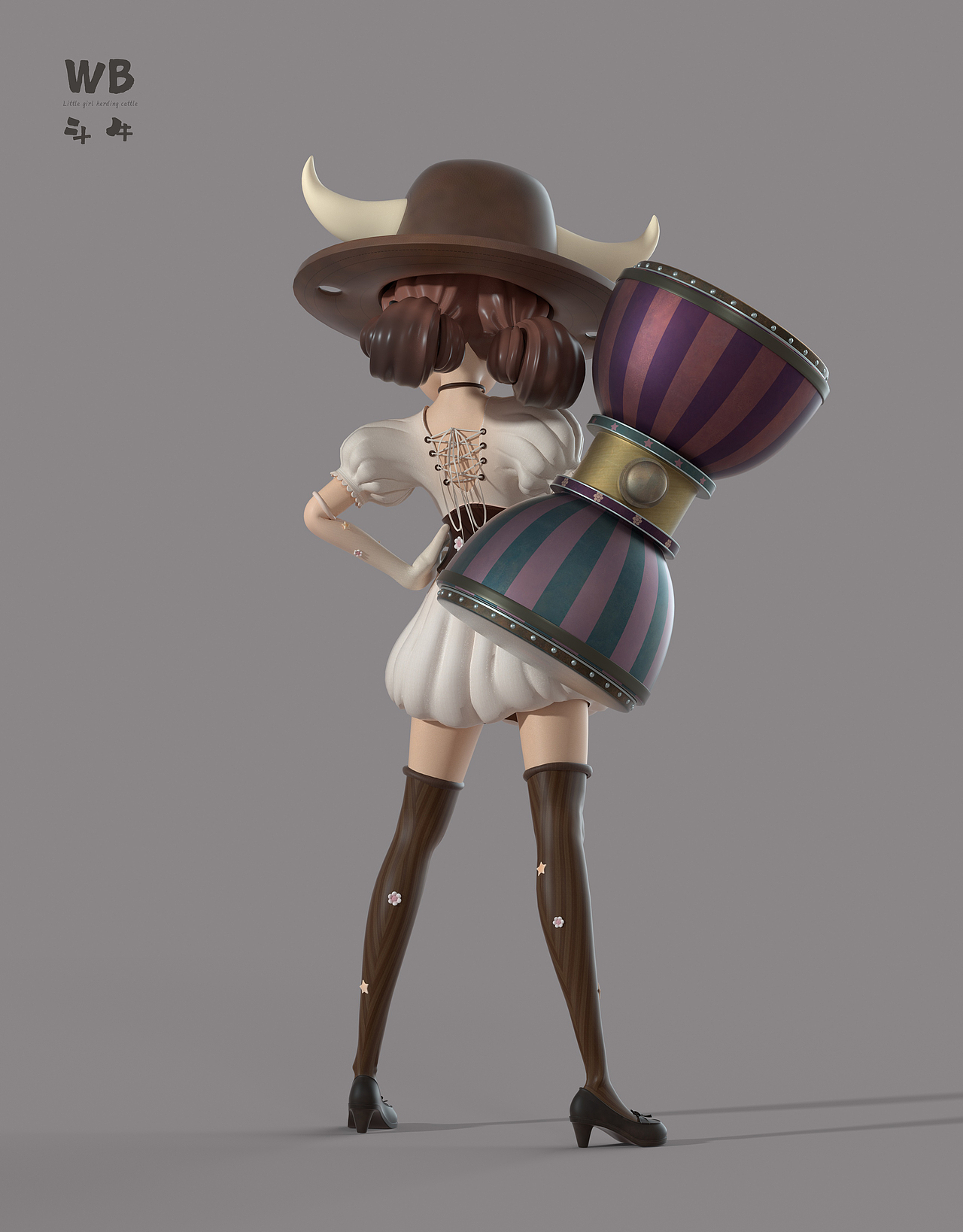 人物3D设计-大锤（图ZMzgwNzM1ODAw） - 动画/影视 - 站酷设计师白摩魚水原创素材 - 站酷ZCOOL