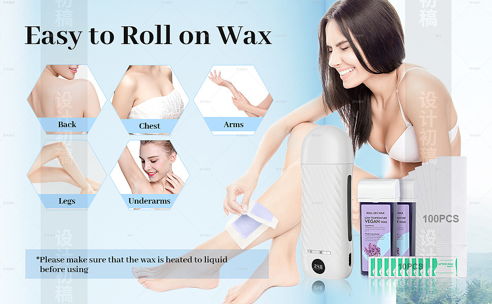 美容与个护 脱毛蜡机-Amazon案例 亚马逊主副图A+设计（图ZMzgwNzM2OTAw） - 电商 - 站酷设计师亚马逊设计工作室原创素材 - 站酷ZCOOL