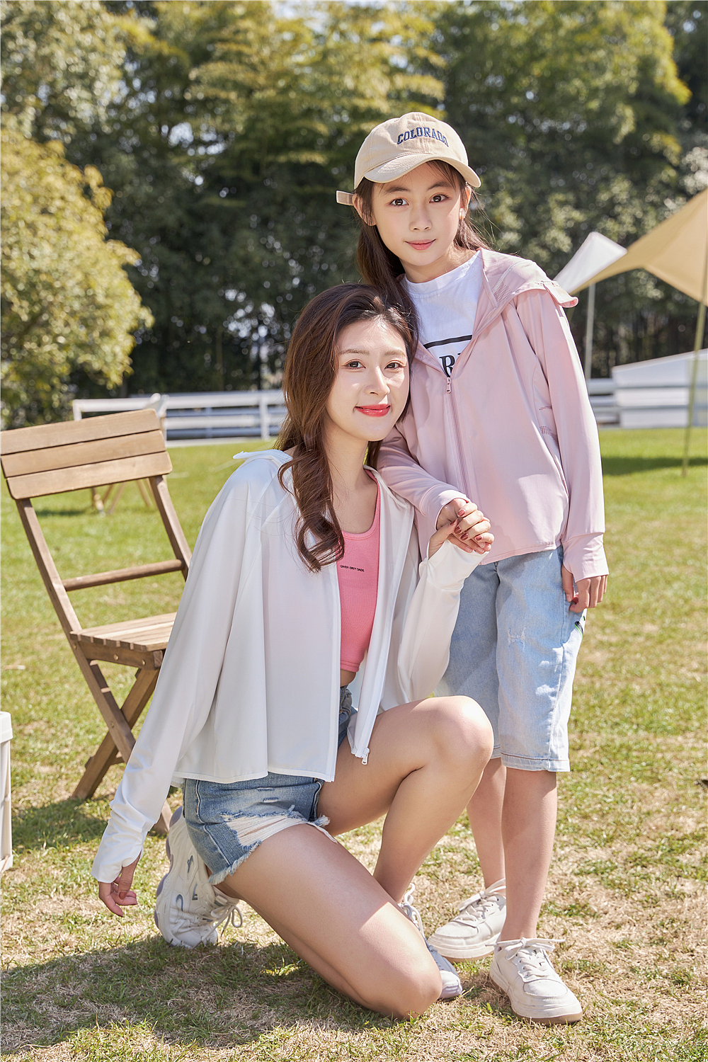 义乌亲子防晒衣拍照，春秋款亲子防晒产品拼多多拍摄