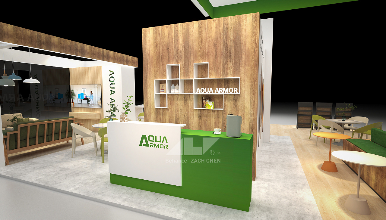 Booth丨Aqua Armor surface 2024 展台设计