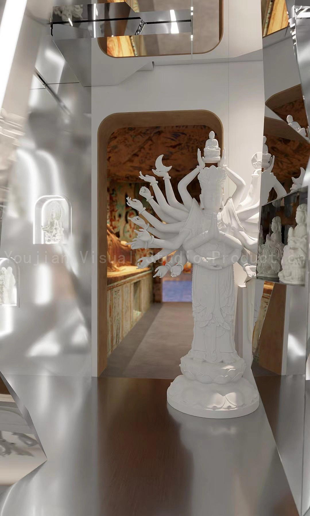 敦煌盛景效果图表现