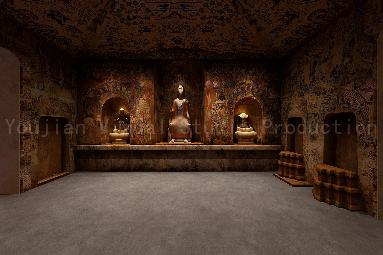 敦煌盛景效果图表现