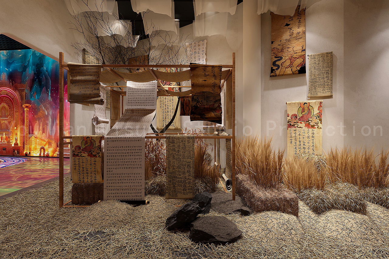 敦煌盛景效果图表现