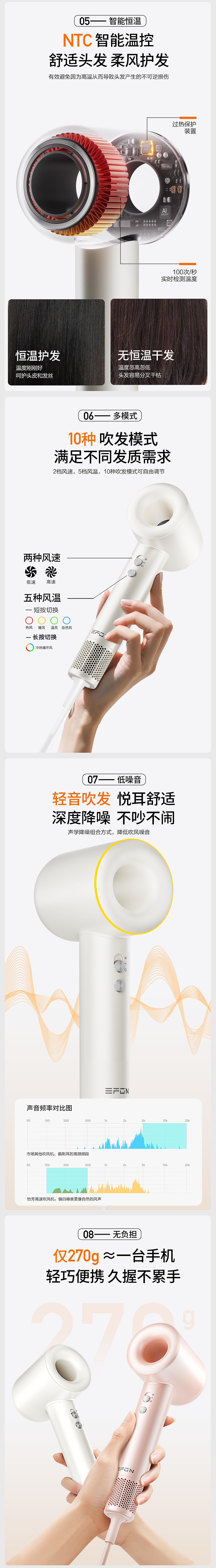 原创-WiWU-怡芳|等离子吹风机渲染|电商产品设计