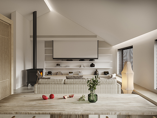 平靜柔和的光影侘寂別墅（個人主頁-ZNzA4MDI5MTI=） - 家裝設(shè)計 - 站酷設(shè)計師小米愛設(shè)計灬原創(chuàng)素材 - 站酷ZCOOL