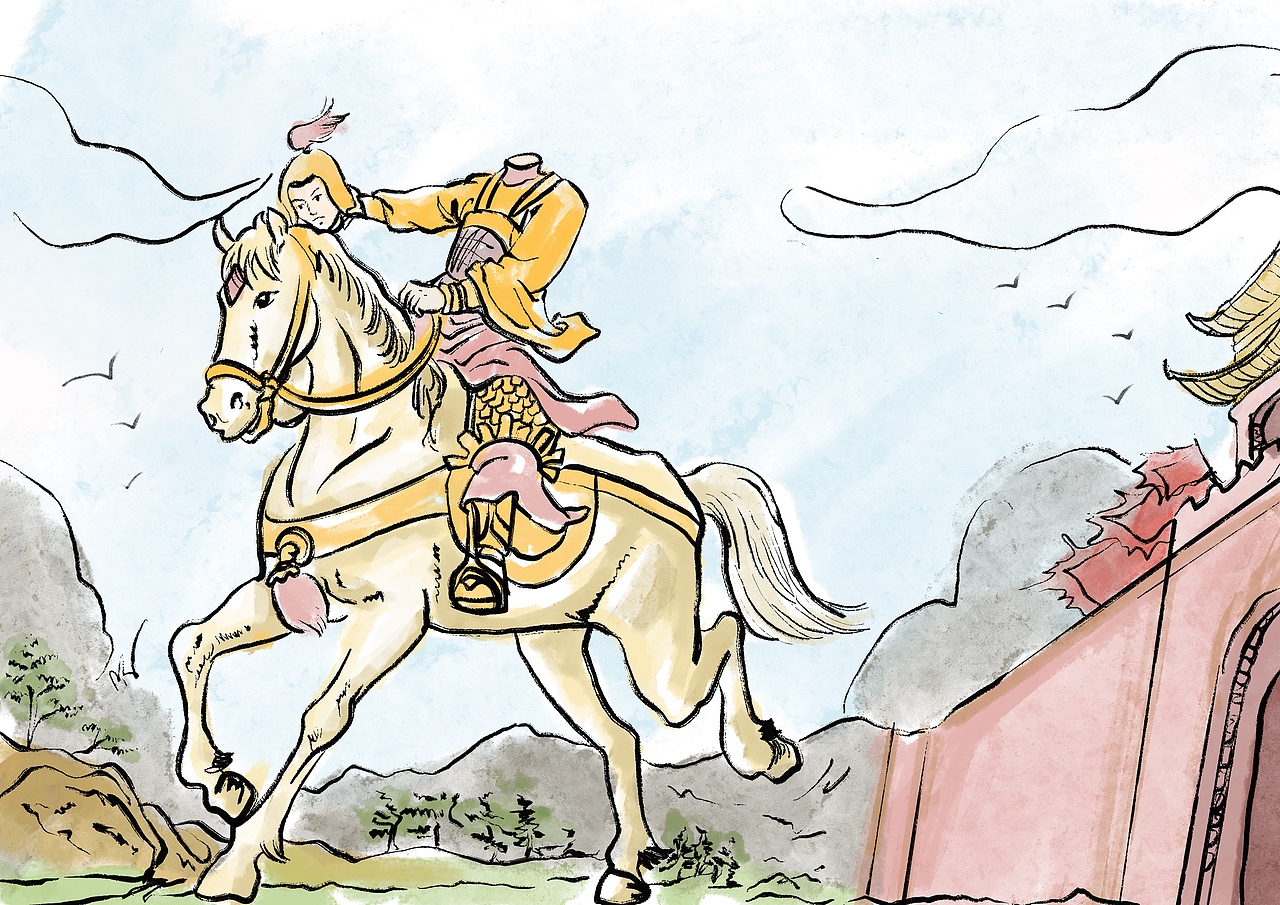 广西金伦冲天神话传说连环漫画设计