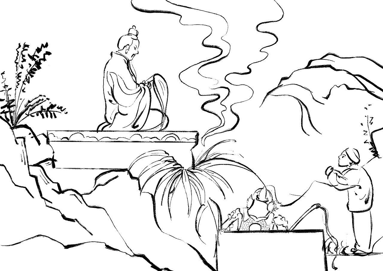 广西金伦冲天神话传说连环漫画设计