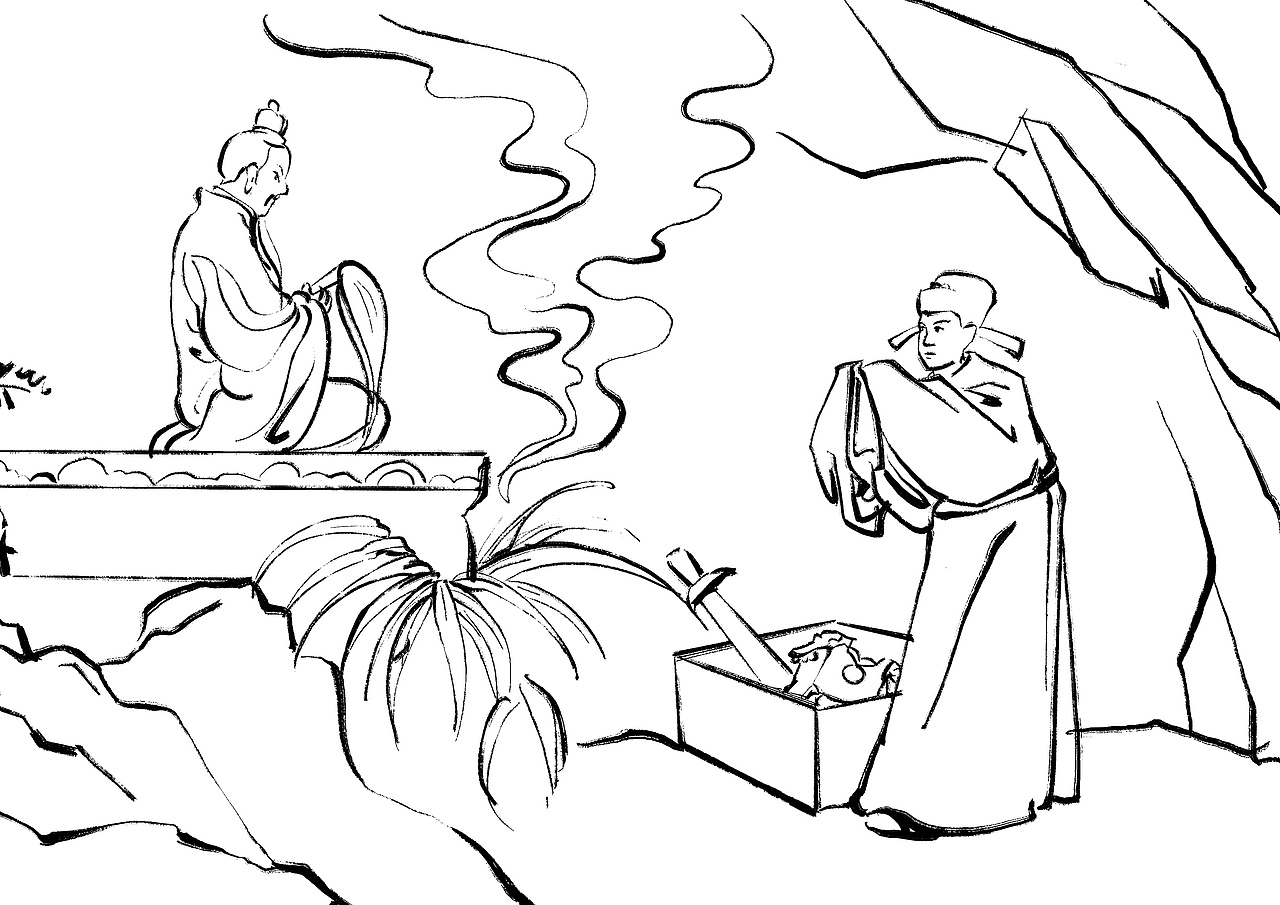 广西金伦冲天神话传说连环漫画设计